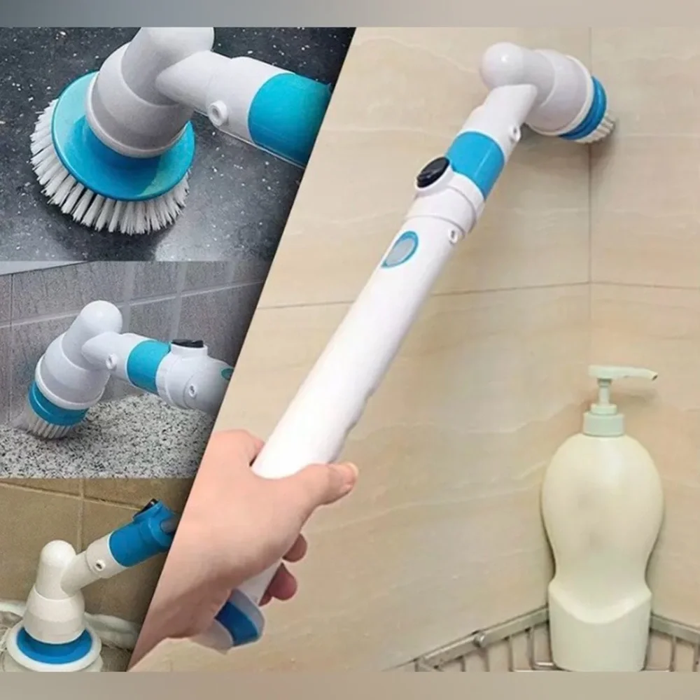 Hurricane Spin Scrubber Rechargeable Cordless Spin Brush with 3 Spin Brushes